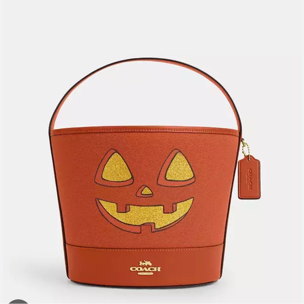 Coach Pumpkin Bucket Bag